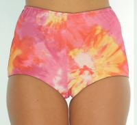 Tankini Pink Tie Dye Midi Short Bottom image